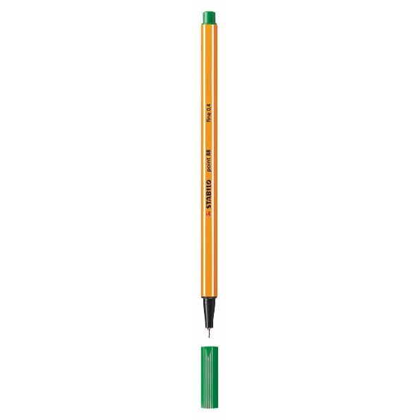 Ручка капиллярная Stabilo Point 88 зеленая