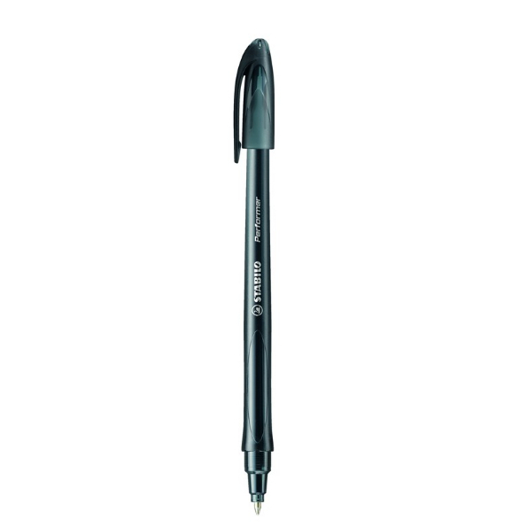 Ручка шариковая 0,38 мм "Stabilo Performer" черная