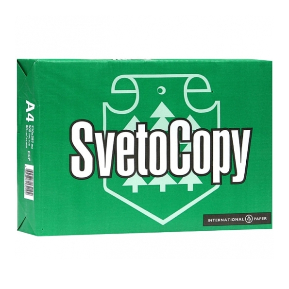 Бумага А4 "Sveto Copy" 106мкм 80  гр/м 500 листов, бел. CIE 146%  (кл. "С")