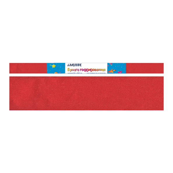 Бумага гофрированная (креповая) "deVENTE" 32 г/м², 50x250 см в рулоне, красная