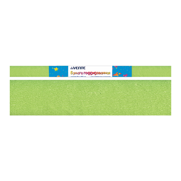 Бумага гофрированная (креповая) "deVENTE" 32 г/м², 50x250 см в рулоне, травянисто-зеленая
