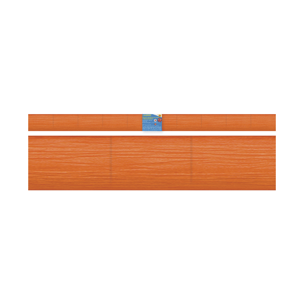 Бумага гофрированная (креповая) флористическая "deVENTE" 140 г, 50x250 см в рулоне, оранжевая