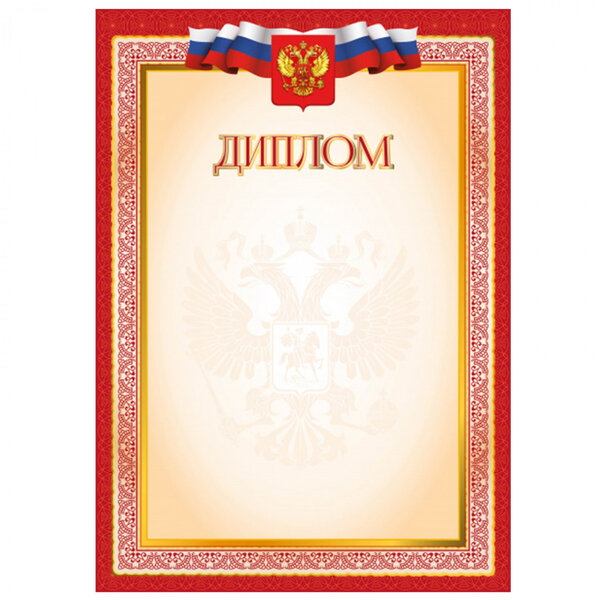 Диплом с Российской символикой (эконом)