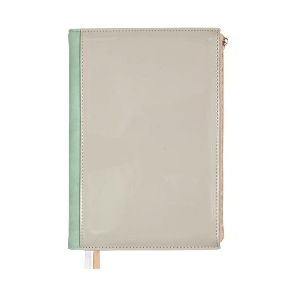 Ежедневник недат А5 "deVENTE. Arcadia" (145 ммx205 мм) 320 стр, серо-зеленый, кремовая бумага