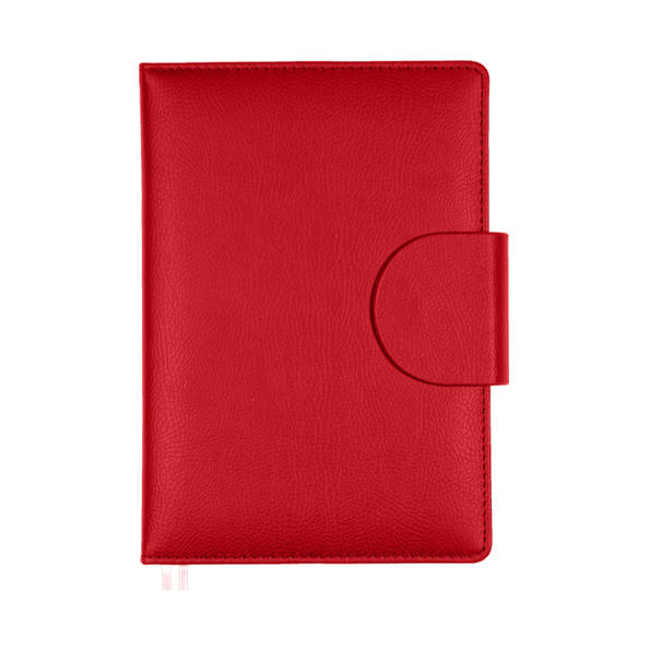 Ежедневник недат А5 "deVENTE. Norwich" (145 ммx205 мм) 320 стр, красный, кремовая бумага