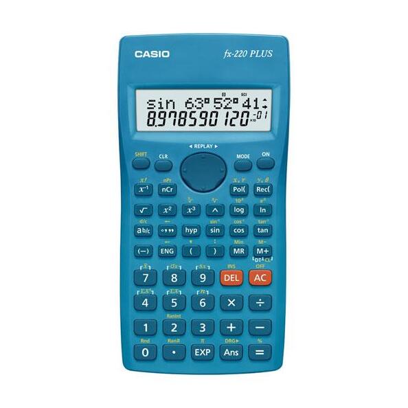 Калькулятор научный Casio, (181 функция), 2-х стр.дисплей синий, 10+2 разрядов