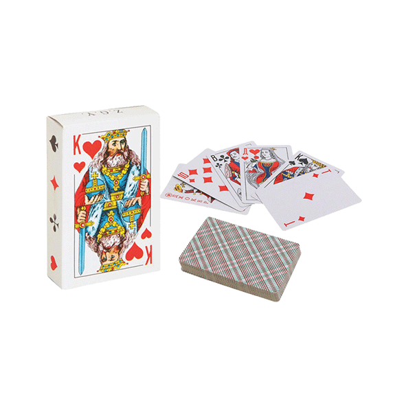 Карты игральные 54 карты "Attomex" картонные, с ламинацией, в картонной коробке