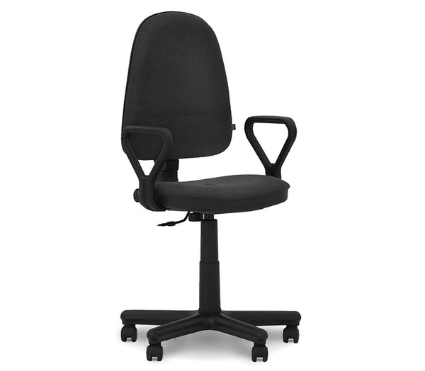 Кресло для персонала PRESTIGE GTP черное