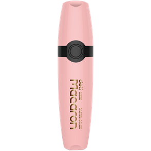 Маркер-текстовыделитель 1-5 мм Deli Macaron розовый пастельный скошенный 