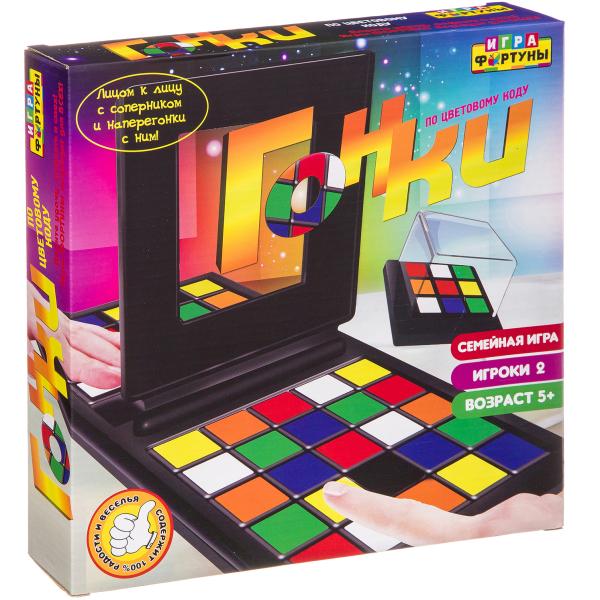 Настольная семейная игра "ГОНКИ по цветовому коду"