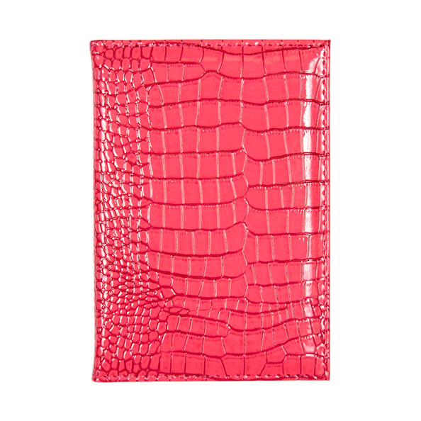 Обложка д/паспорта "deVENTE. Wild" 10x14,7 см, фактурная искусственная кожа, ярко-розовая