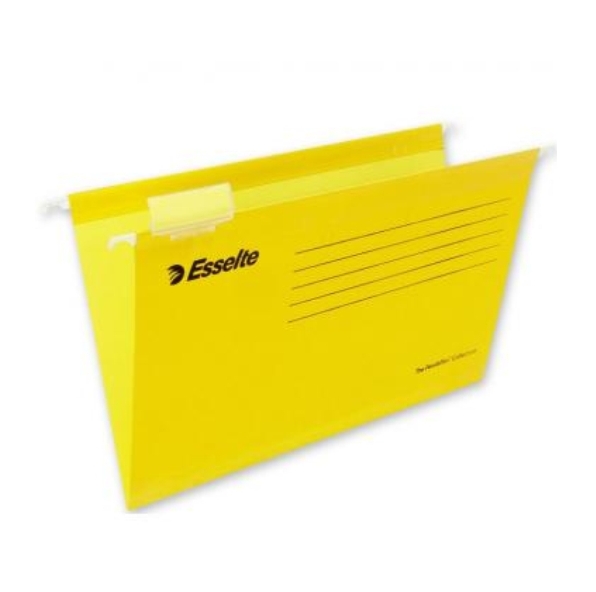 Папка А4 подвесная Pendaflex Plus Foolscap, желтая, 240*412мм, картон, 210 г/м2