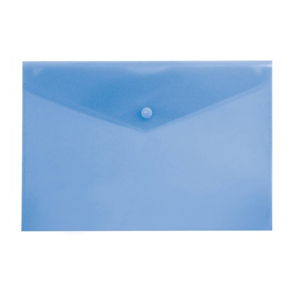 Папка-конверт на кн. А4 синяя,толщина 0,18 мм
