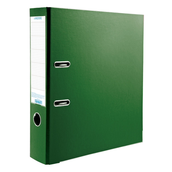 Папка-регистратор 75 мм "deVENTE" PP двусторонний разобранная, металлическая окантовка, зеленая