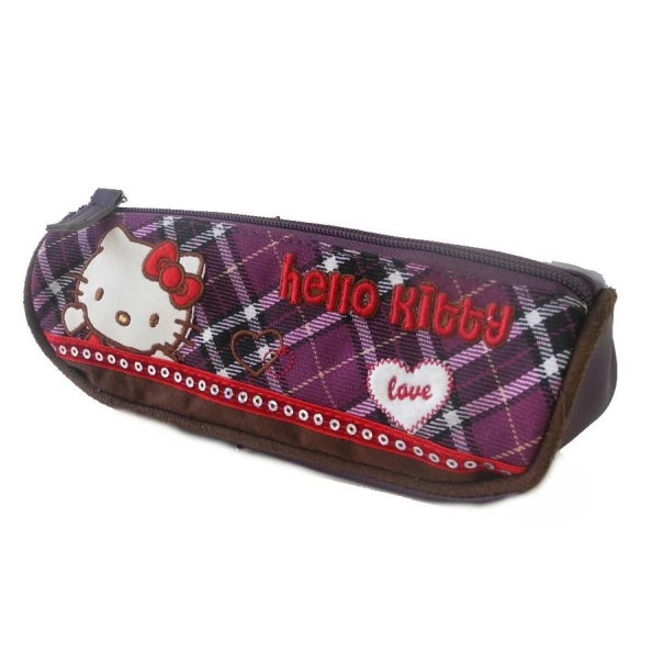 Пенал треугольный "Hello Kitty. Scottish" размер 7x23x6 см