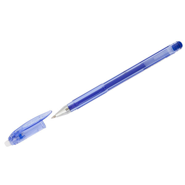 Ручка гелевая 0,5 мм стираемая Crown "Erasable Jell" синяя 