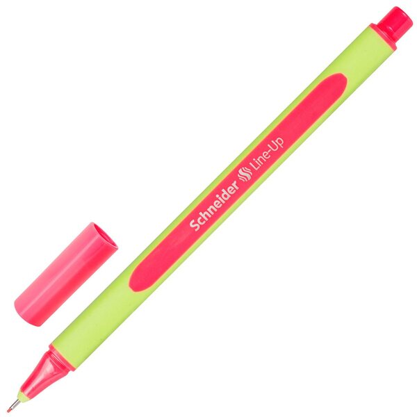 Ручка капиллярная 0,4 мм Schneider Line-Up, неоновый коралловый
