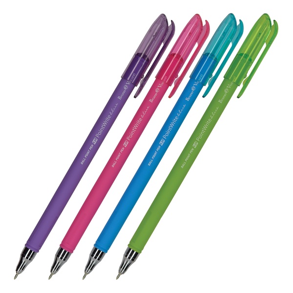 Ручка шариковая 0,38 мм "PointWrite Special" СИНЯЯ  (4 цвета корпуса)