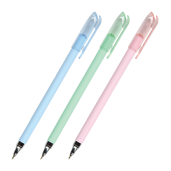 Ручка шарик. 0,38 мм "PointWrite.ZEFIR", синяя, 3 цвета корпуса