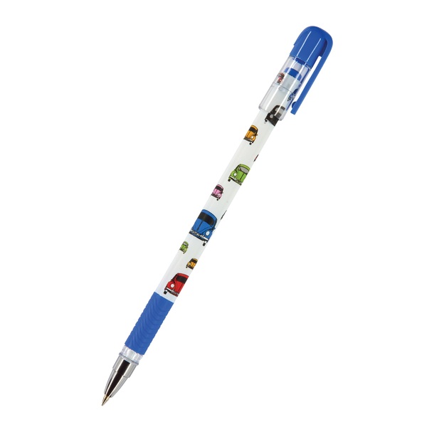 Ручка шариковая 0,5 мм "MagicWrite. Яркие машинки" синяя