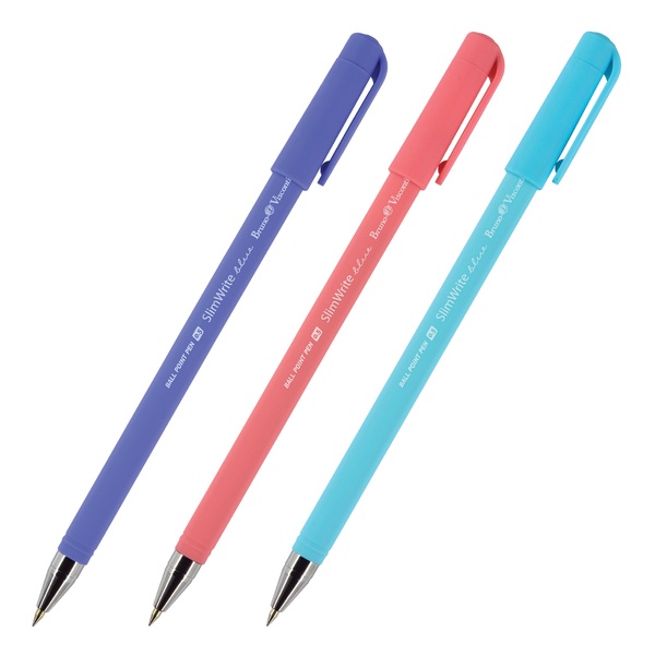 Ручка шарик. 0,5 мм "SlimWrite.JOY" синяя (3 цвета корпуса)