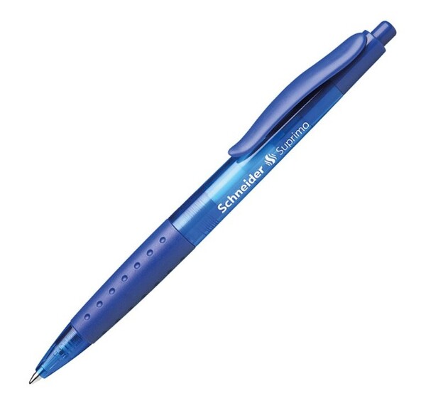 Ручка шариковая автомат 0,5 мм Schneider Suprimo СИНЯЯ корпус синий