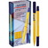 Ручка шариковая 0,7 мм "deVENTE" сине-желтый трехгранный корпус, сменный стержень, синяя