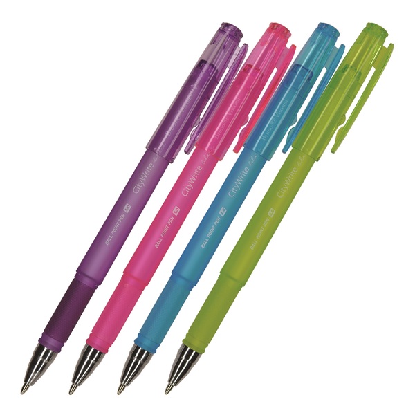 Ручка шариковая 1,0 мм CityWrite.Zefir, СИНЯЯ (4 цветов корпуса)