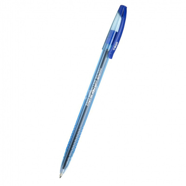 Ручка шариковая 1,0 мм Cello SLIMO,Синяя, стреловидный пишущий наконечник