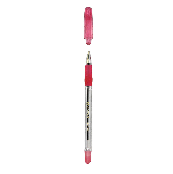 Ручка шариковая Bille красная, игольчатый стержень
