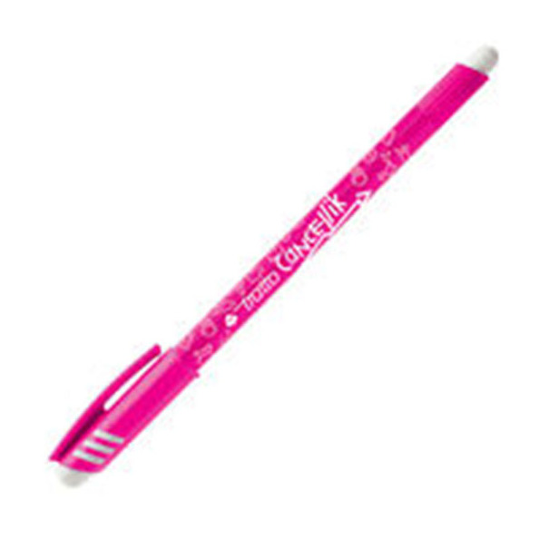 Ручка шариковая TRATTO CANCELLIK, стираемая, розовая