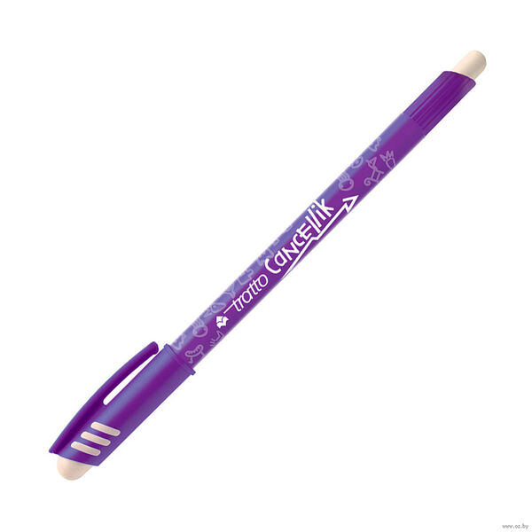 Ручка шариковая TRATTO CANCELLIK, стираемая, фиолетовая