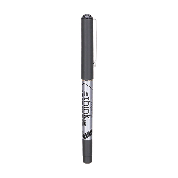 Ручка-роллер Deli Think 0.5мм стреловидный пиш. наконечник черные чернила