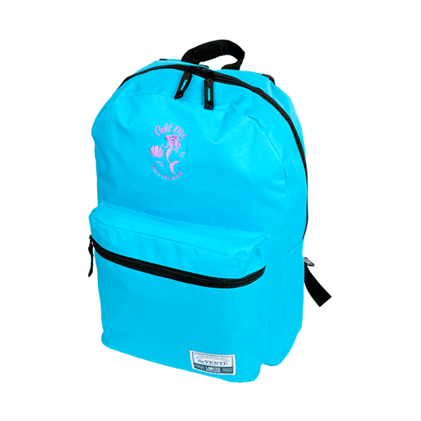Рюкзак подростковый "deVENTE. Mermaid" 40x29x17 см, вышивка, голубой