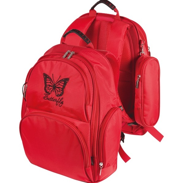 Рюкзак школьный "deVENTE. Butterfly" 39x32x14 см, текстильный rip stop, эргономичная спинка