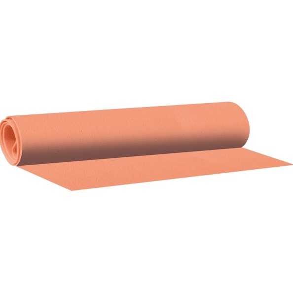 Фоамиран цветной в рулоне "deVENTE" 50x70 см, толщина 1 мм, цвет оранжевый, пластиковый пакет