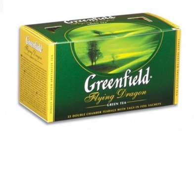 Чай Гринфилд  25*1,5г зеленый в ассортименте