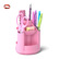 Набор настольный вращающийся ErichKrause® Mini Desk, Pastel, розовый