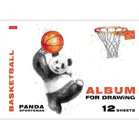 Альбом д/рис. 12 л. "Панда-Спортсмен"