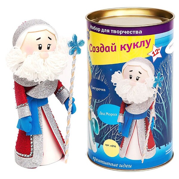 Набор д/творчества Создай куклу "Дед Мороз"