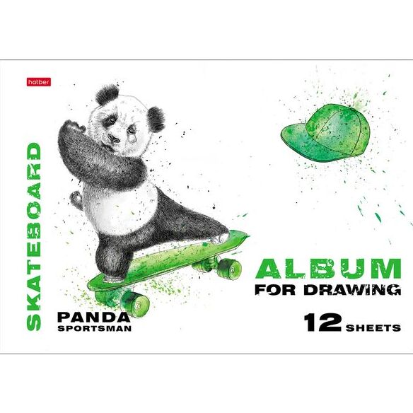 Альбом д/рис. 12 л. "Панда-Спортсмен"