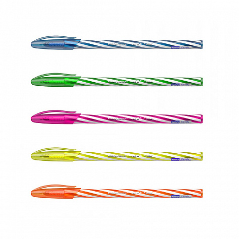 Ручка шариковая ErichKrause® Neo® Candy, синяя (в пакете по 4 шт.)