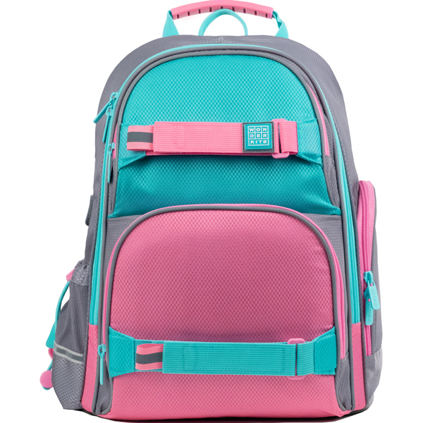 Набор рюкзак + пенал + сумка для обуви WK 702 розово-голубой