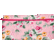 Пенал "Attomex Romantic Flowers" 21x10x1 см плоский, искусственная кожа с рисунком, на молнии, ассор