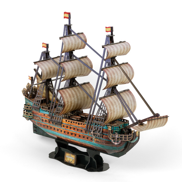Сборная модель "REZARK" Пазл 3D Серия "Корабли" 248 эл. Сан Фелипе, 65 х56 х18см,