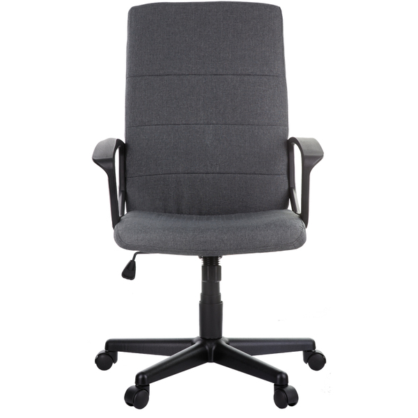 Кресло руководителя Helmi HL-E26 "Segment", ткань серая, до 120 кг