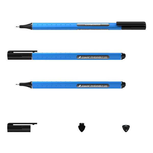 Ручка капиллярная ErichKrause® Liquid F-20, черный 