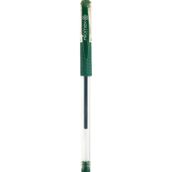 Набор ручек гелевых 10 шт. "Attomex" d=0,5 мм, с держателем, прозрачный корпус, ассорти цветов