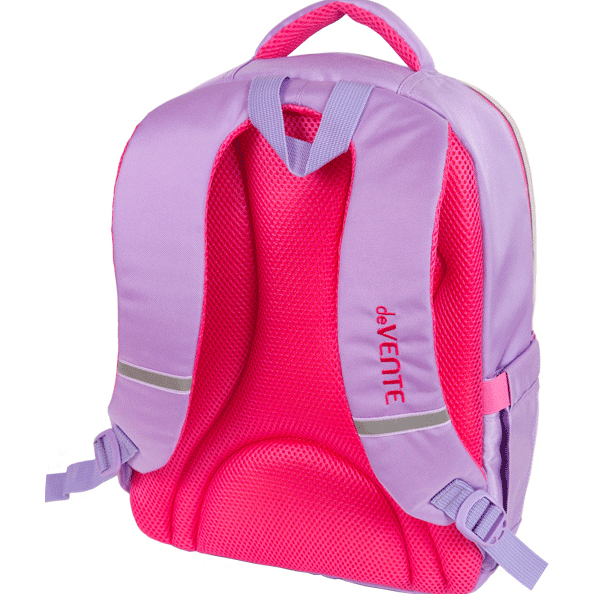 Рюкзак школьный "deVENTE. Wi-Fi Unicorn" 39x30x20 см, 700 г, текстильный, эргономичная вентилируемая