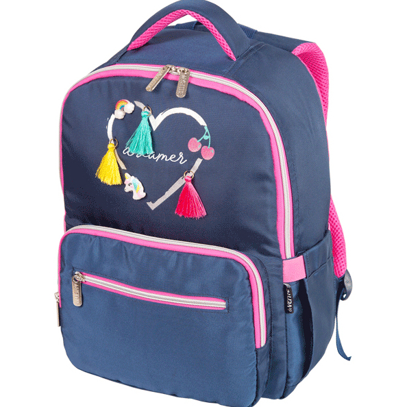 Рюкзак школьный "deVENTE. Dreamer" 39x30x20 см, 700 г, текстильный, эргономичная вентилируемая спинк
